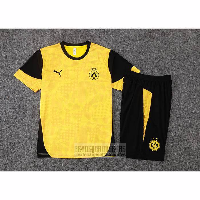 Chandal del Borussia Dortmund Manga Corta 2025-2026 Amarillo - Pantalon Corto